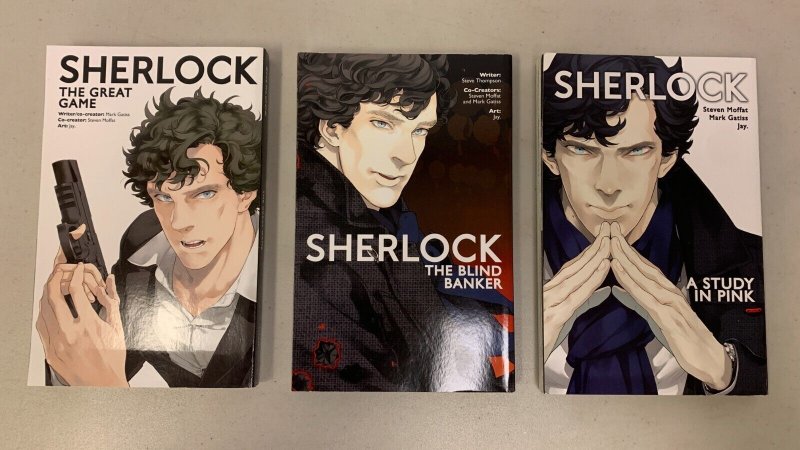 Sherlock Papeback Vol. 1-3 The Great Game The Blind Baker A Study In Pink 