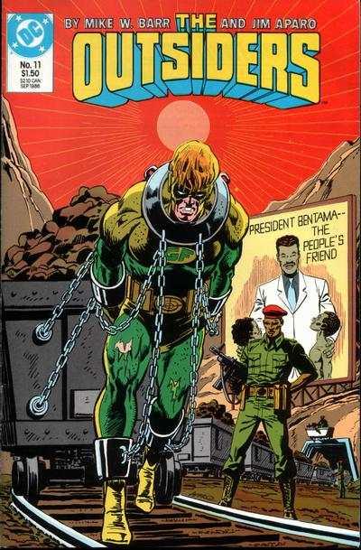 Outsiders (1985 series) #11, VF+ (Stock photo)