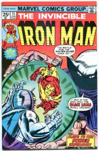 IRON MAN #74 75, FN+, Tony Stark, Black Lama, George Tuska, 1968, more in store