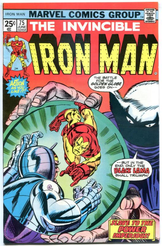 IRON MAN #74 75, FN+, Tony Stark, Black Lama, George Tuska, 1968, more in store