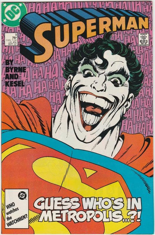 5 Superman DC Comic Books # 9 10 11 12 13 Joker Mister Mxyzptlk Byrne TW41