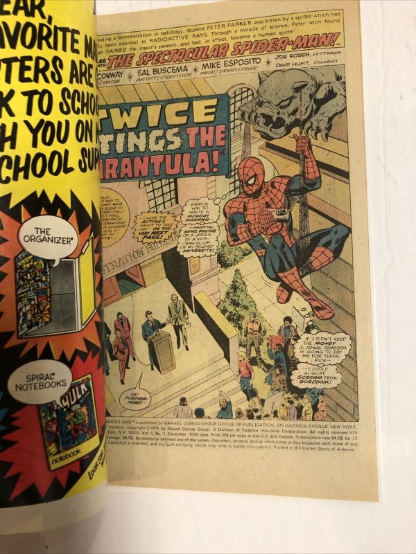Spectacular Spiderman (1976) #1 (VF/NM) | 4th Spider-man Title