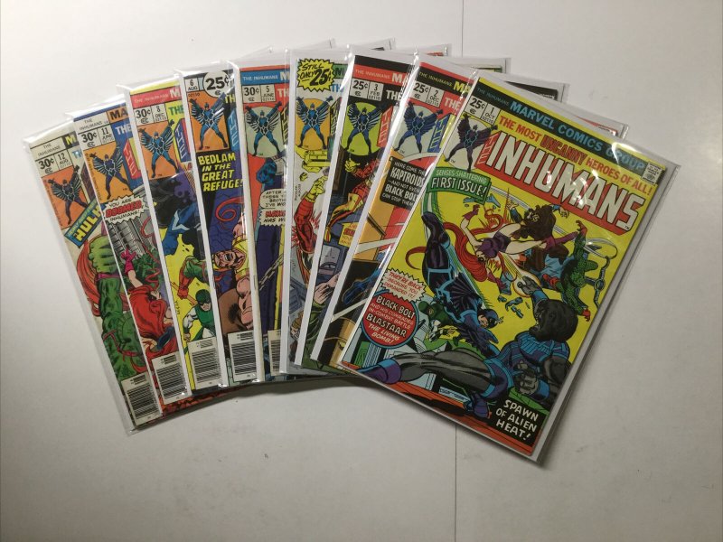 Inhumans 1-6 1 2 3 4 5 6 8 11 12 Lot Run Nm- 9.2 12 Is Vg 4.0 5 Is Vf 8.0 Marvel