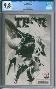 Marvel Comics Thor #1 CGC 9.8 Klein Sketch Cover