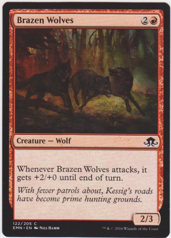 Magic the Gathering: Eldritch Moon - Brazen Wolves