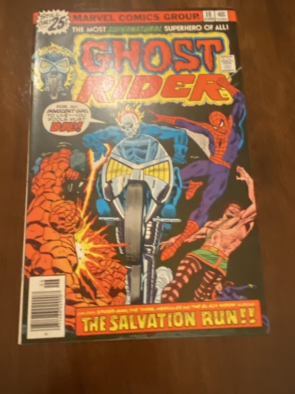 Ghost Rider #18 (1976)Namor,Spider-Man,Hercules
