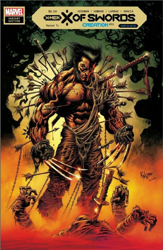 ?✖️?  X OF SWORDS CREATION #1 KYLE HOTZ virgin & trade Variants ? Wolverine