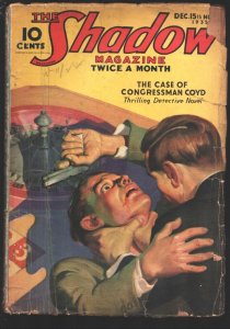 Shadow 12/15/1935-The Case of Congressman Coyd by Maxwell Grant-Hero pulp-G