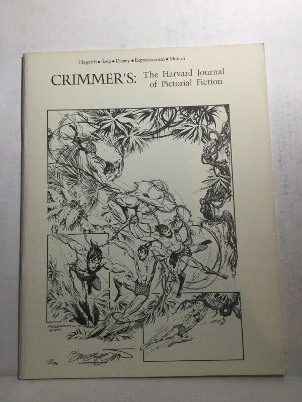 Crimmer’s The Harvard Journal Of Pictorial Fiction Nm- Near Mint-Fanzine