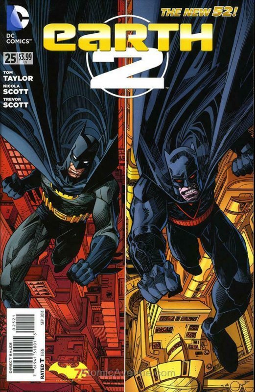 Earth 2 #25A VF/NM; DC | save on shipping - details inside