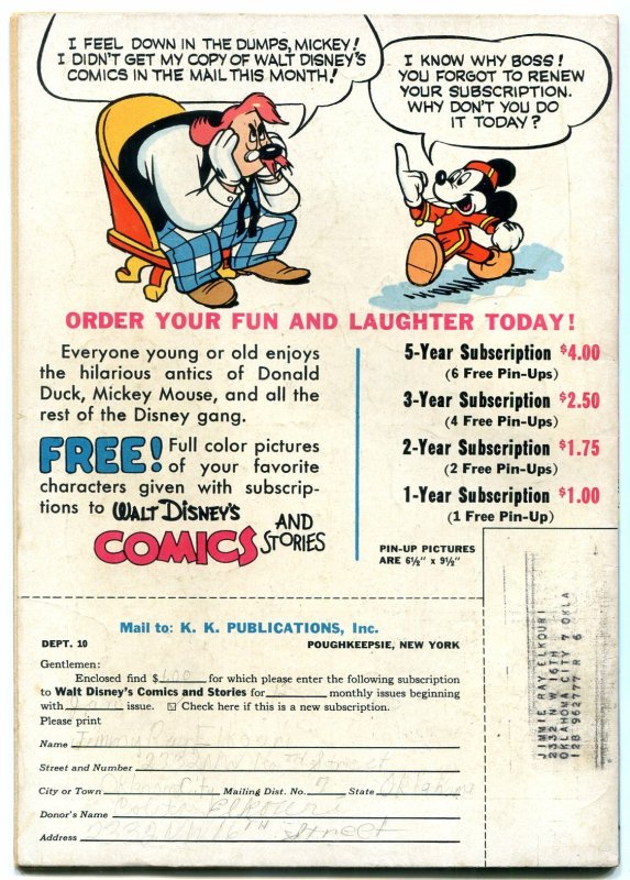 Walt Disney's Comics and Stories #97 1948- Donald Duck FN-
