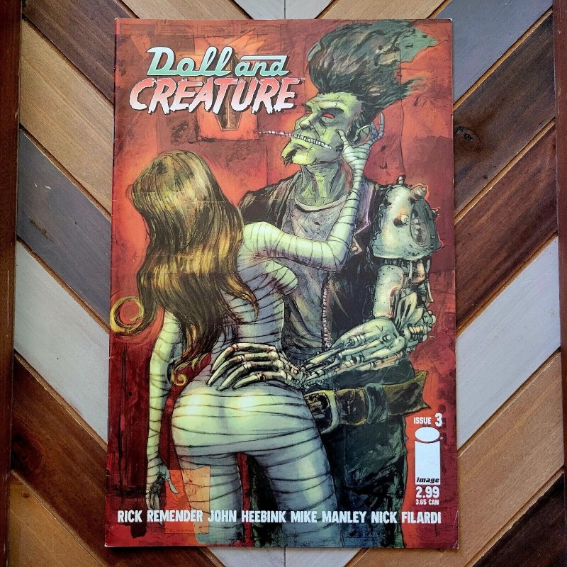 DOLL & CREATURE #2-4 (Image 2009) Zombies & Horror / SET of 3 (Rick Remender)