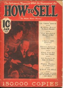 How To Sell 1/1927-Sales techniques and tricks-Pre-Depression-Master of Ball...