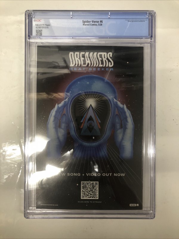 Spider-verse (2020) #6 (CGC 9.4) Marvel Comics • Jed Mackay Story • Dave Rapoza