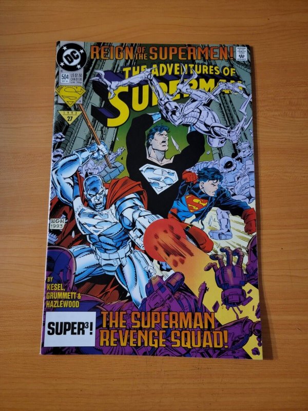 Adventures of Superman #504 ~ NEAR MINT NM ~ 1993 DC Comics