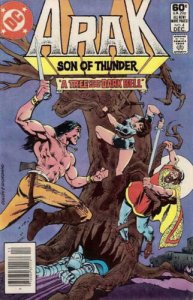 Arak Son of Thunder #4 DC Comics Newsstand December Dec 1981 (FN-)