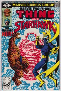 Marvel Two-in-One #61 (1980) Starhawk [Key Issue]