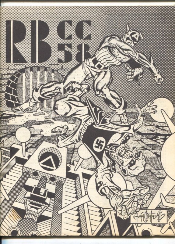 Rocket's Blast Comicollector #58 1968-John Fantucchio cover-Early issue of th...