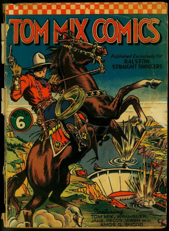 Tom Mix Comics #6 1941- Ralston Straight Shooters- Fred Meagher POOR/FAIR 