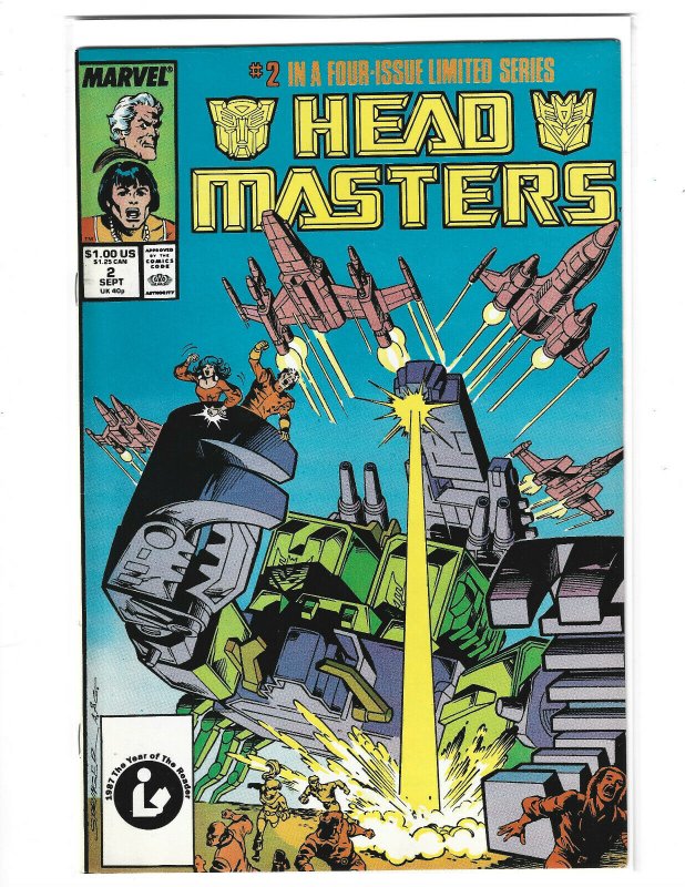 Transformers Headmasters #2 Marvel Comics 1987 VF