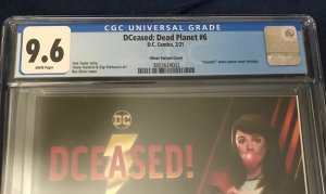 D.C. Comics DCeased Dead Planet #6 Shazam Movie Poster Homage CGC 9.6