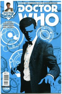 DOCTOR WHO #14 B, VF/NM, 11th, Tardis, 2014, Titan, 1st, more DW in store,Sci-fi