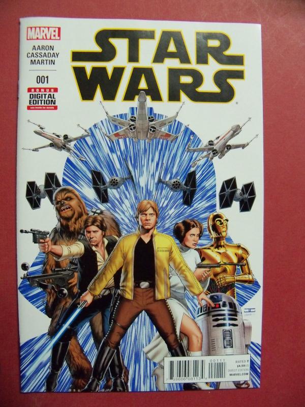 STAR WARS #001 REGULAR  COVER NEAR MINT 9.4 MARVEL COMICS 2015 SERIES