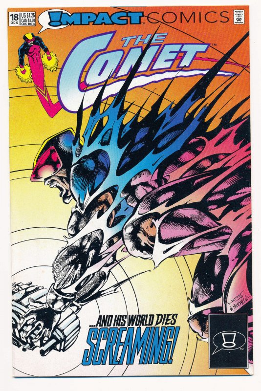 Comet (1991 Impact) #1-18 VF/NM Complete series
