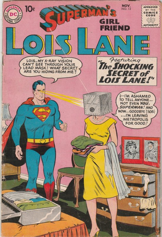 Lois Lane, Superman's Girlfriend  #13 (Nov-59) FN Mid-Grade Iron Mask Bo...