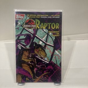 Jurassic Park: Raptor #2 (Dec 1993, Topps)