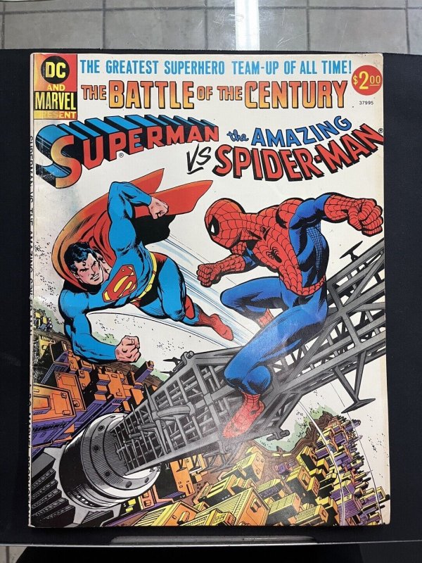 Superman vs Amazing Spider-Man #1 1976 Treasury (loose front and back cover, ...