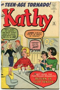 Kathy #16 1962- Marvel Humor- Stan Goldberg - ice cream cover VG- 