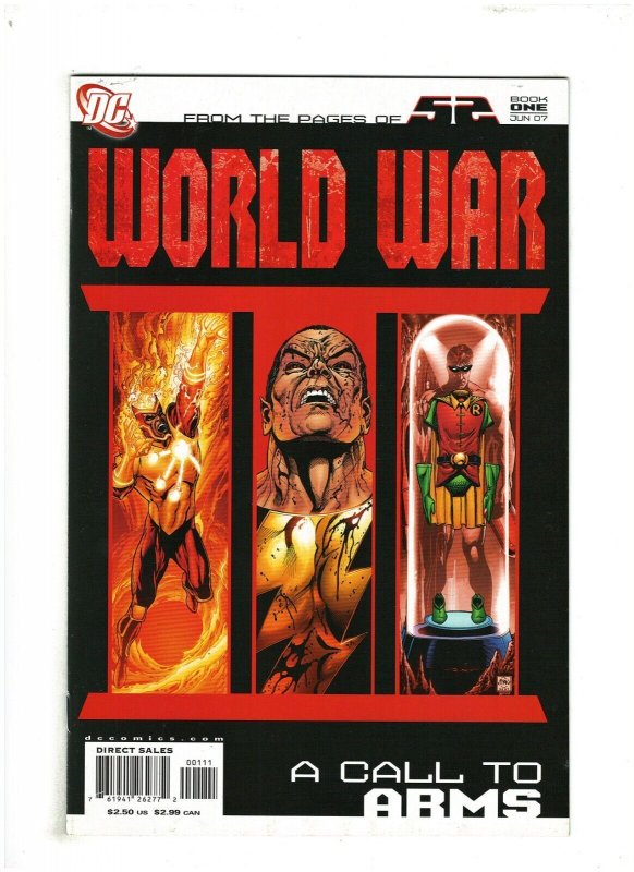 World War III #1 NM- 9.2 DC Comics Black Adam, Firestorm 2007