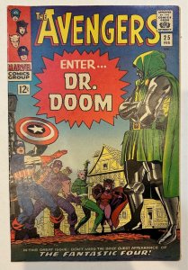 (1966) AVENGERS #25! 1st Meeting with DOCTOR DOOM!