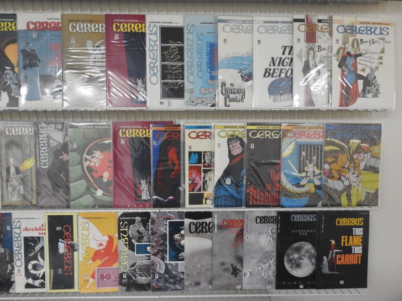 Huge Lot 230+ All Cerebus Comics!!! W/ Counterfeit #1 Avg VF- Condition!
