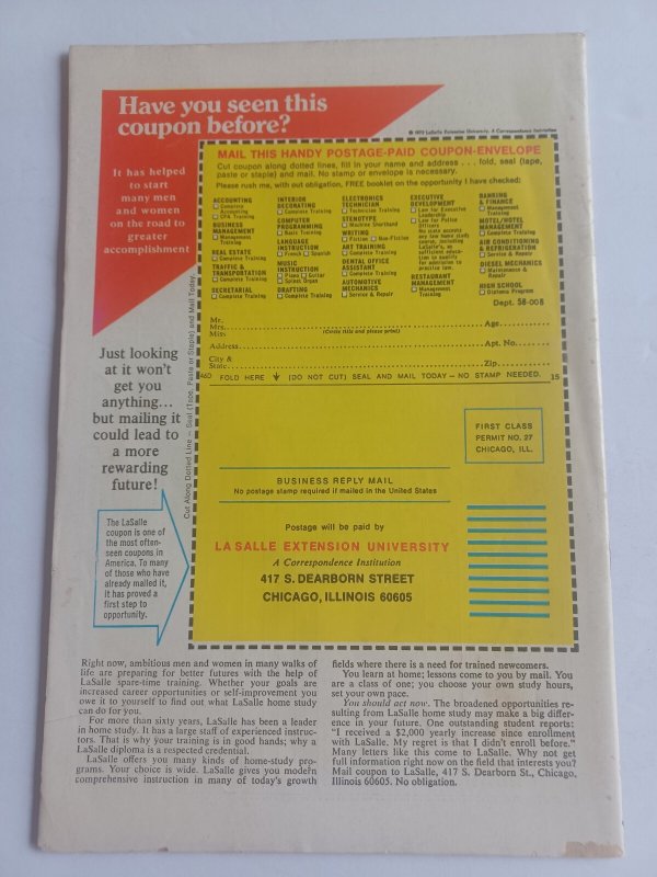 Journey into Mystery #14 - horror - 1974 - VG/FN