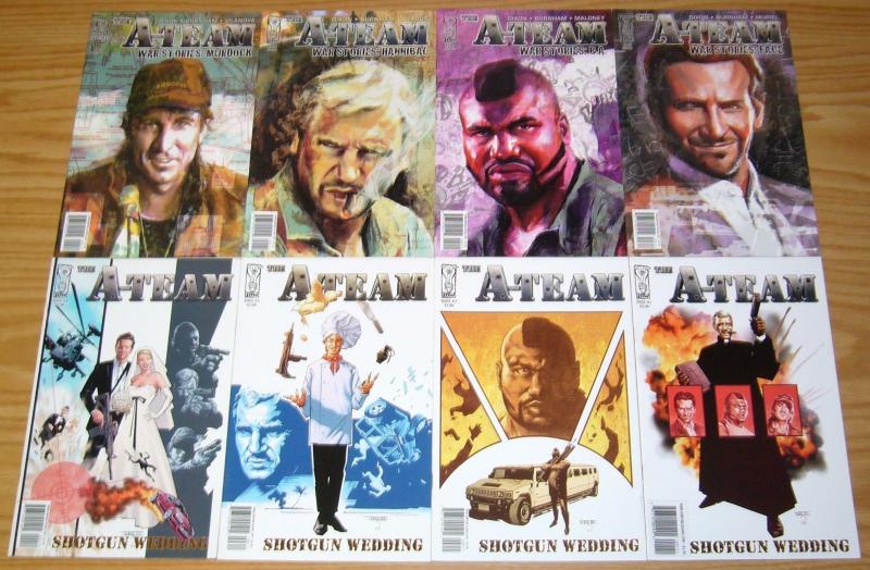 A-Team: Shotgun Wedding #1-4 VF/NM complete series + (4) war stories one-shots 