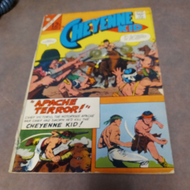 Cheyenne Kid 43 & 57 Silver age Charlton Comics Western Hero Lot Run Set...