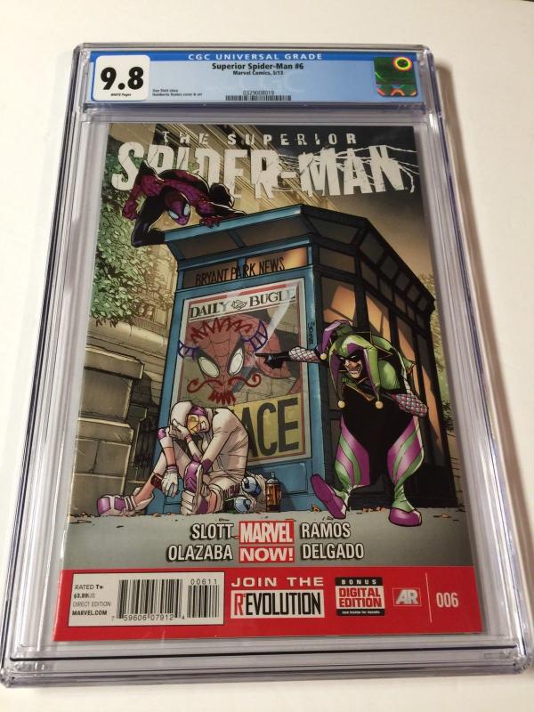 Superior Spider-man 6 Cgc 9.8 New Case