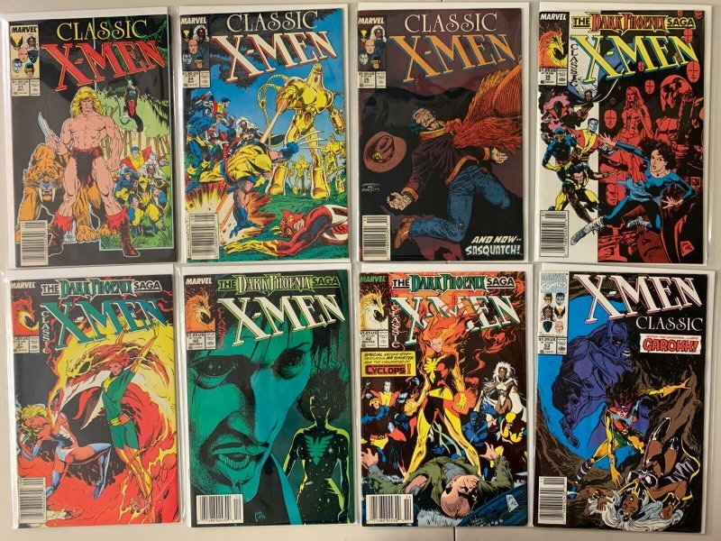 Classic X-Men comics lot #2-108 newsstand 26 diff 6.0 (1986-95)