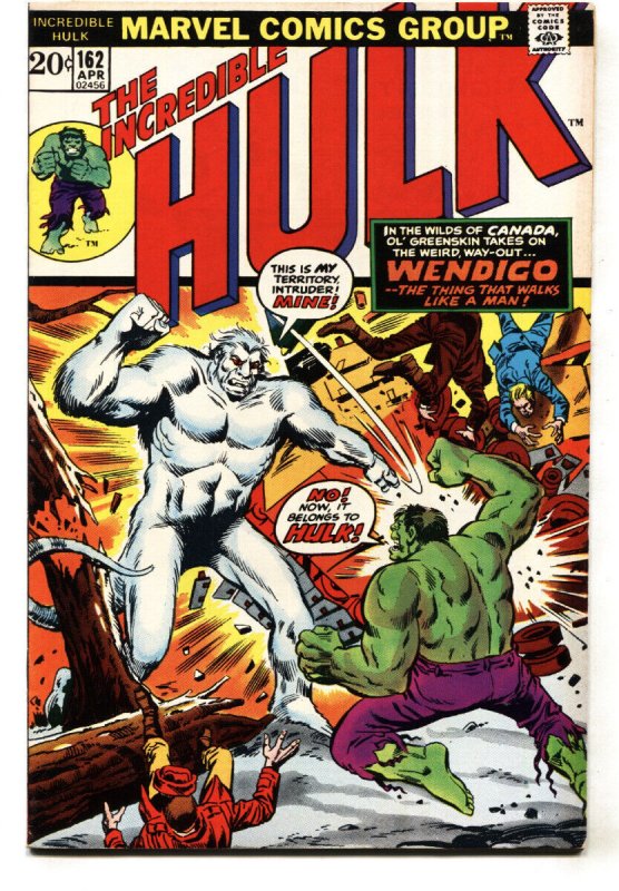 Incredible Hulk #162 1st appearance Wendigo comic book-marvel