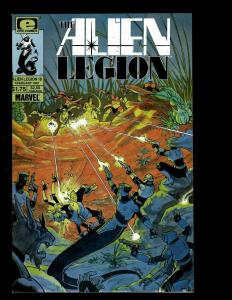 Lot of 13 Alien Legion Marvel Comics #6 13 14 15 16 17 18 19 20, 1 2 3 4 JF4