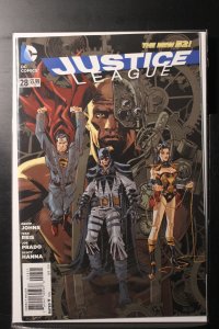 Justice League #28 Dan Panosian Steampunk Cover (2014)