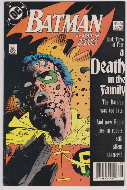 Batman #428 (F) Death in the Family