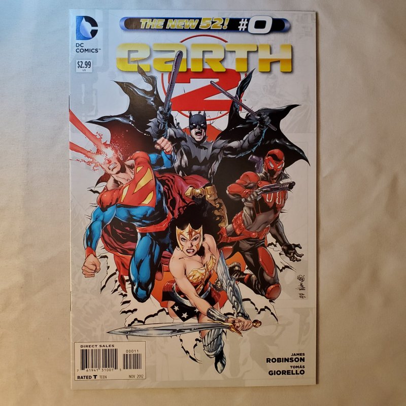 Earth2 0 Near Mint- Cover by Ivan Reis