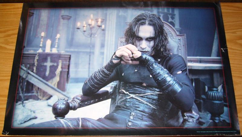 the Crow Movie poster - 24 x 36 - brandon lee sitting photo 1994 crowvision