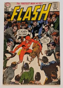 Flash #195 (Mar 1970, DC) FN+ 6.5 Neal Adams cover 