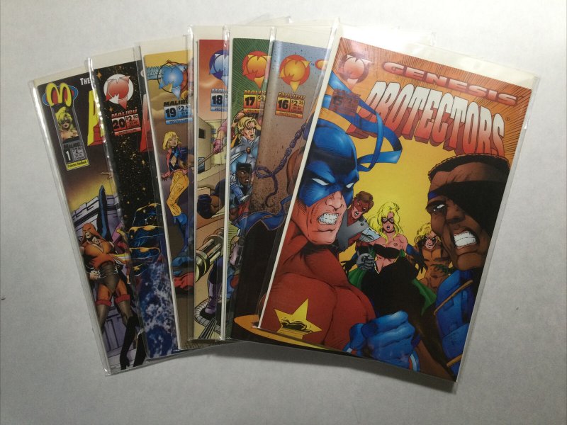 Protectors 1-20 1 2 3 4 5 6 7 8 9 10 Handbook And Various Issues Lot Nm Malibu