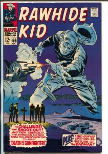 Rawhide Kid #66 1968-Marvel-Stan Lee-Larry Leiber-Bill Everett-Two Gun Kid-NM