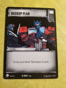Transformers Trading Card Game: Wave 1 - Backup Plan
